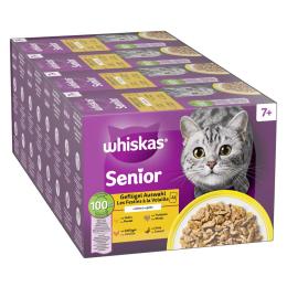 Megapakiet Whiskas Senior, saszetki, 48 x 85 g - 7+ Wybór dań drobiowych w galarecie
