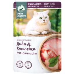 Pure Nature Feline, 12 x 85 g - Kurczak i królik