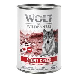 Wolf of Wilderness Senior "Expedition" Stony Creek - drób z wołowiną, 1 x 400 g - Senior