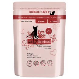 catz finefood Kitten, 6 x 300 g - Drób