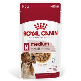 Royal Canin Medium Adult, w sosie - 10 x 140 g