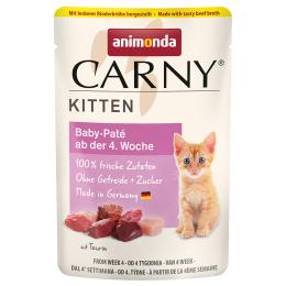 animonda Carny Kitten, 12 x 85 g - Baby-Paté z bulionem wołowym