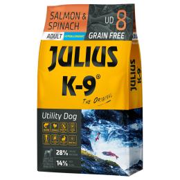 JULIUS K-9 Adult, łosoś i szpinak - 2 x 10 kg