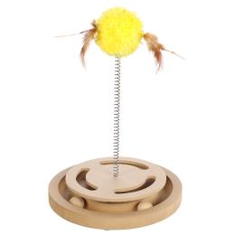 Flamingo zabawka z piórami  Kitty Brain Train - 1 szt.