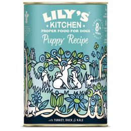 Lily's Kitchen Puppy, 6 x 400 g - Indyk i kaczka