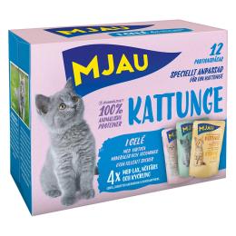 Mjau Kitten w saszetkach, 12 x 85 g - Pakiet mieszany (3 smaki)