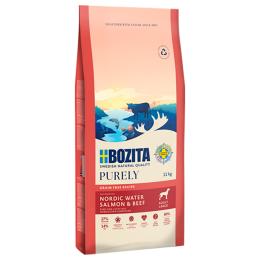 Bozita Grain Free dla dużych psów, łosoś i wołowina  - 2 x 11 kg