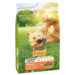 Purina FRISKIES Balance, kurczak i wołowina z warzywami - 3 x 3 kg