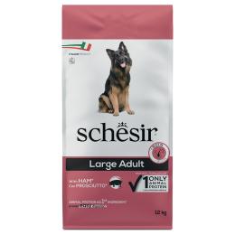 Schesir Dog Large Adult, z szynką - 2 x 12 kg