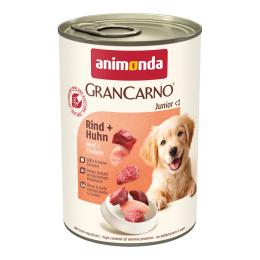animonda GranCarno Original Junior, 6 x 400 g - Wołowina i kurczak