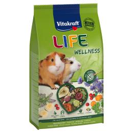 Vitakraft Life Wellness dla świnek morskich - 5 x 600 g