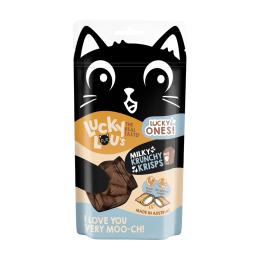 Lucky Lou Krunchy Krisps - 12 x 60 g, mleko