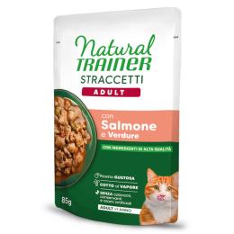 18 + 4 / 20 + 4 gratis! Natural Trainer, paski w sosie,  22 x 85 g / 24 x 85 g - Łosoś, 22 x 85 g