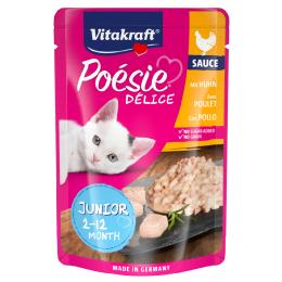 Vitakraft Poésie Délice, 23 x 85 g - Młodszy kurczak