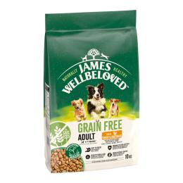 James Wellbeloved Grain Free Adult Dog Hypoallergenic, indyk i warzywa - 2 x 10 kg