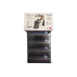 Rotho MyPet BIALA higieniczne worki - 4 rolki po 16 worków