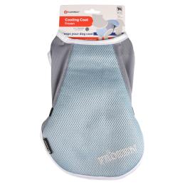 Flamingo płaszcz dla psa Frozen, niebieski/szary - Rozmiar S: dł. grzbietu ok. 30 cm