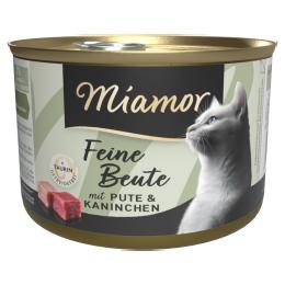 Miamor Feine Beute, 12 x 185 g - Indyk i królik