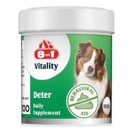 8in1 Vitality Deter Supplement, tabletki przeciw zjadaniu odchodów - 100 tabletek (43 g)