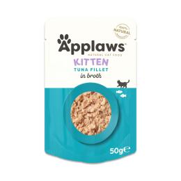 Applaws Natural Kitten w bulionie, 12 x 50 g - Filet z tuńczyka