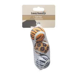 beeztees zabawka dla kota, piłki z dżungli - 3 x Ø 4,5 cm