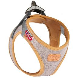 Curli Vest szelki Alpine Clasp, jasnoszare - Rozmiar L: obwód klatki piersiowej 49,1 - 55,4 cm