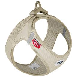 Curli Vest szelki z zapięciem Clasp Cord, jasnobrązowe - Rozmiar S: obwód klatki piersiowej 38,3 - 43,3 cm