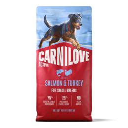Carnilove Active Small Breeds, łosoś i indyk - 12 kg