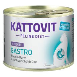 Kattovit Gastro, 6 x 185 g - Kaczka, 24 x 185 g