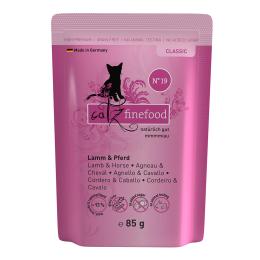 catz finefood w saszetkach, 8 x 85 g - Jagnięcina z koniną