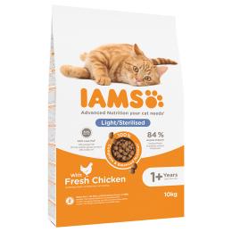 IAMS Advanced Nutrition Sterilised Cat z kurczakiem - 10 kg
