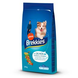 Brekkies Dog z łososiem - 14 kg