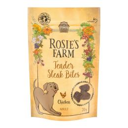 Rosie's Farm Snacks Adult "Tender Steak Bites", kurczak - 3 x 70 g