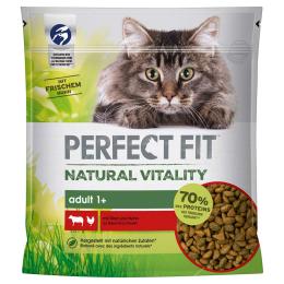 Perfect Fit Natural Vitality Adult 1+, wołowina i kurczak - 650 g
