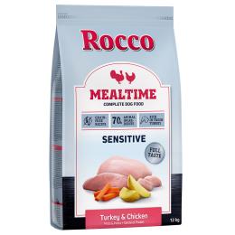 Rocco Mealtime Sensitive, indyk i kurczak - 12 kg