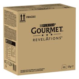 Megapakiet Gourmet Revelations Mus, 48 x 57 g - Łosoś i tuńczyk
