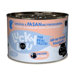 Korzystny pakiet Lucky Lou Adult, 24 x 200 g - Drób i bażant
