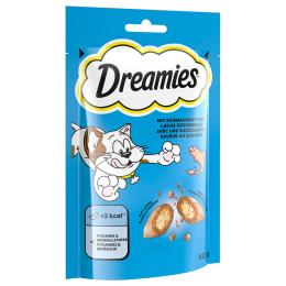Dreamies przysmaki dla kota - Łosoś, 4 x 60 g