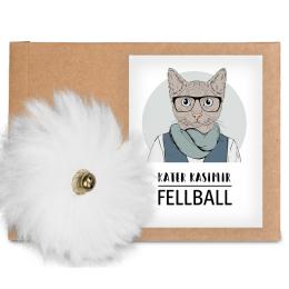 Kater Kasimir, piłka futrzana - 1 szt.