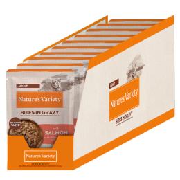 Nature's Variety Bites Adult w sosie, 22 x 85 g - Łosoś