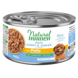Natural Trainer Pate Small & Toy Puppy & Junior, kurczak - 6 x 150 g
