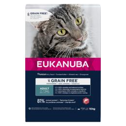Eukanuba Adult Grain Free, z łososiem - 10 kg