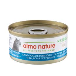 Almo Nature 6 x 70 g - Tuńczyk, kurczak i ser
