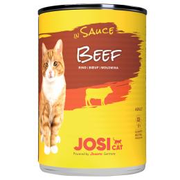 Korzystny pakiet JosiCat w sosie, 24 x 415 g - Wołowina