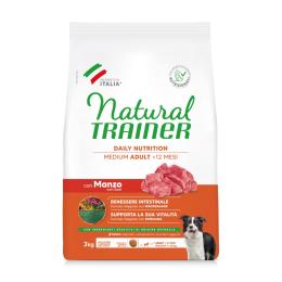 Natural Trainer Adult Medium z wołowiną - 2 x 3 kg
