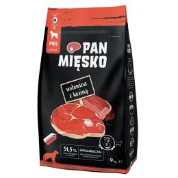 Pan Mięsko Medium wołowina z koziną - 9 kg