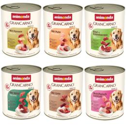 Megapakiet animonda GranCarno Original Adult, 24 x 800 g - Pakiet mieszany II (6 smaków)