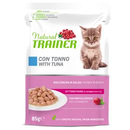 Natural Trainer Kitten & Young  - Tuńczyk, 24 x 85 g
