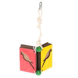 TIAKI zabawka do skubania Hanging Book - Szer. x wys.: ok. 18 x 41 cm