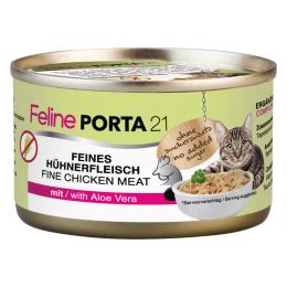 Pakiet Feline Porta 21, 12 x 90 g - Kurczak z aloesem